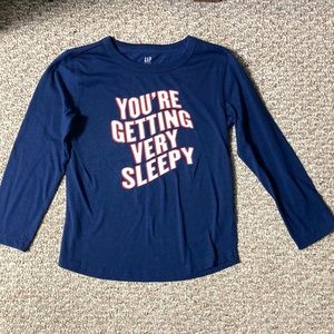 GAP Kids pj top unisex sz 6